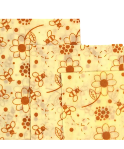 Fogli di cera proteggi alimenti con motivi floreali