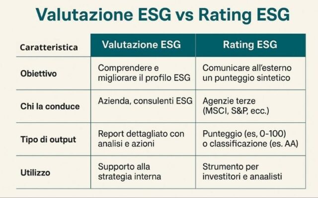 infografica valutazione ESG
